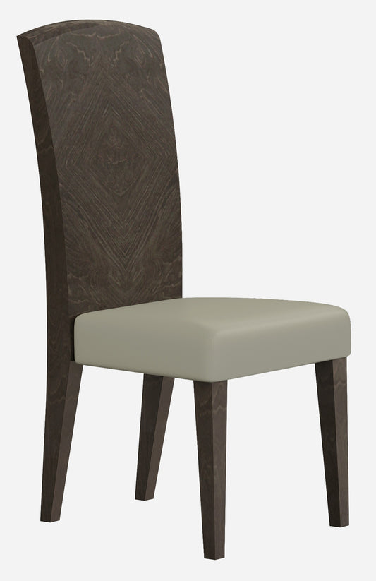 Gray & Espresso Dining Chair - Set of 2