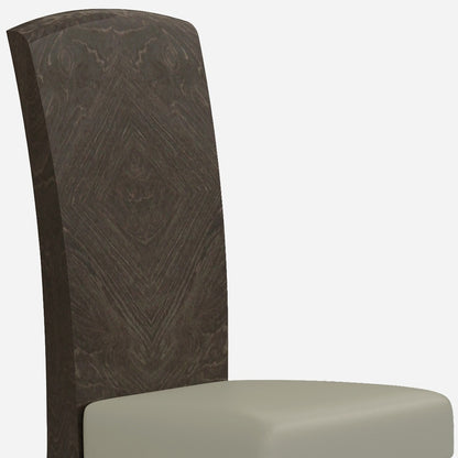 Gray & Espresso Dining Chair - Set of 2