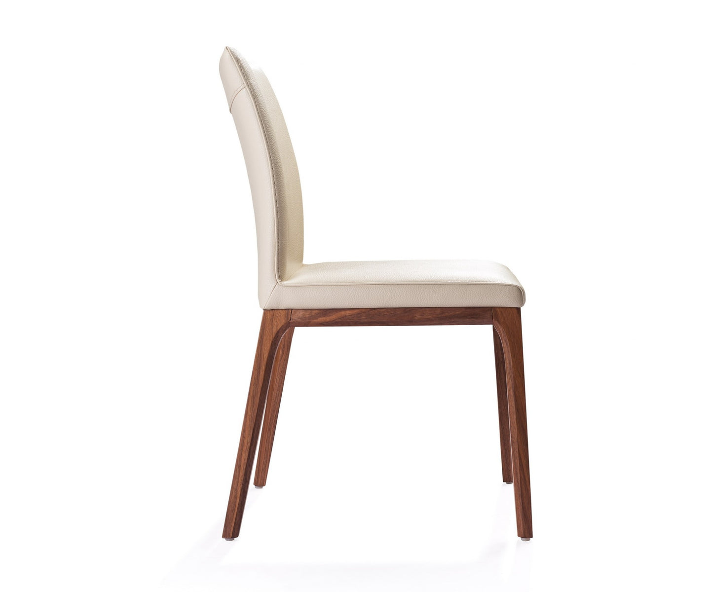 Taupe & Brown Faux Leather Dining Chair - Set of 2