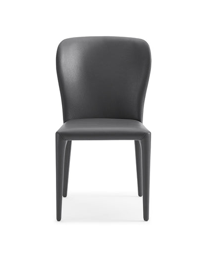 Gray Faux LeatherDining Chair- Set of 2