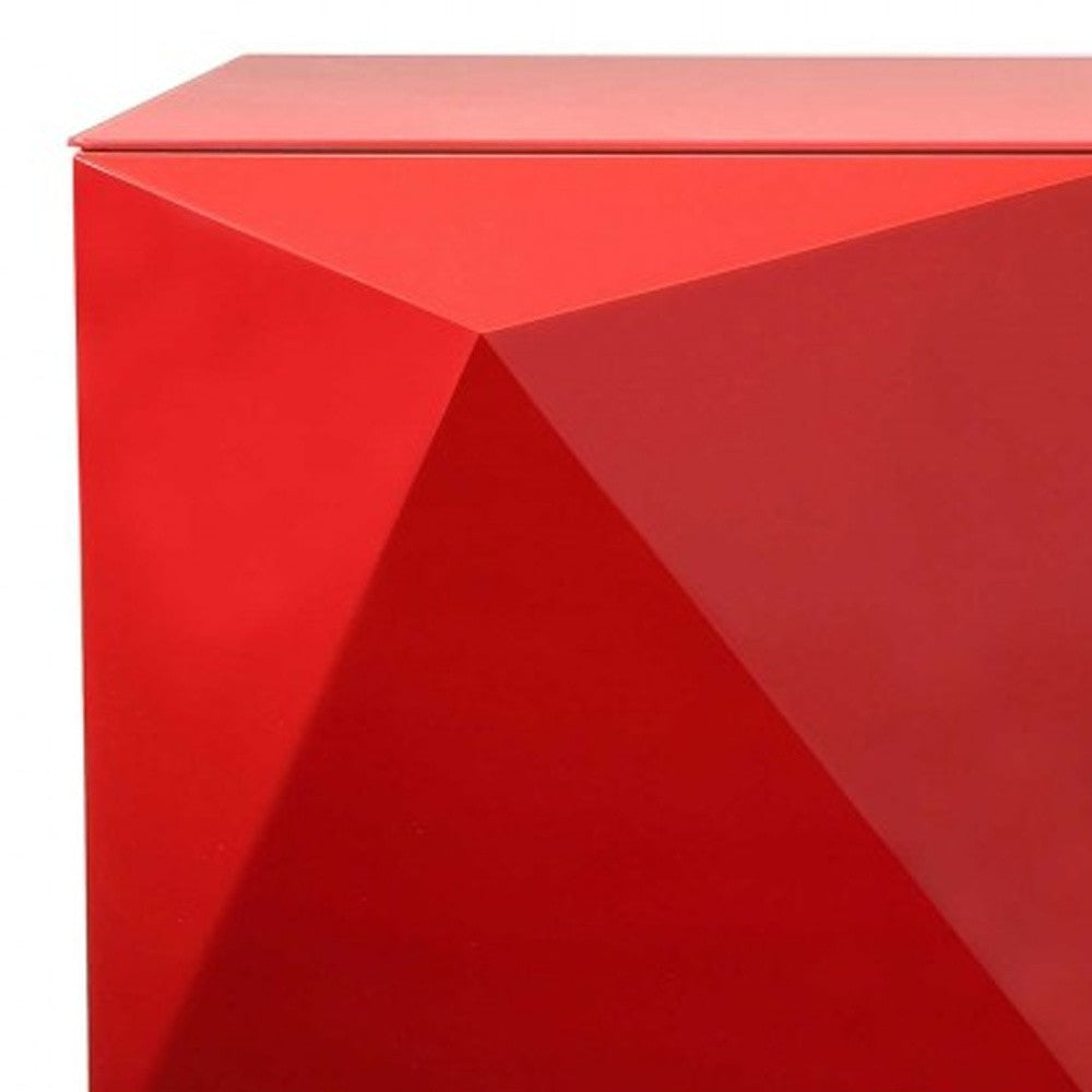 Red Metal Buffet