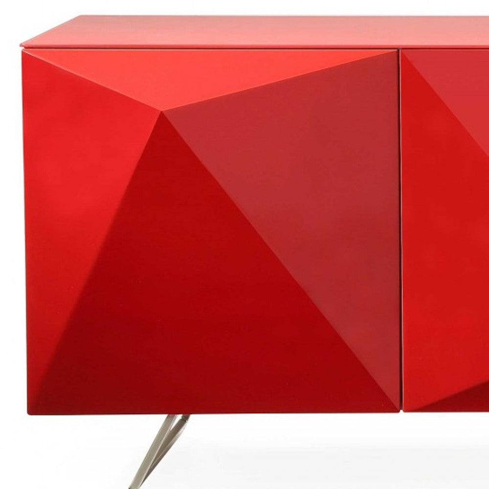 Red Metal Buffet