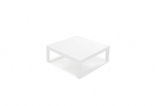 White Aluminum Coffee Table