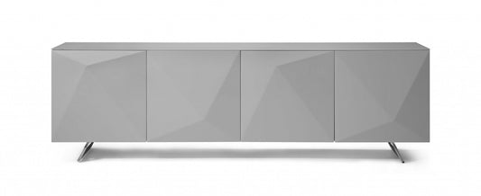 Grey Glass Buffet