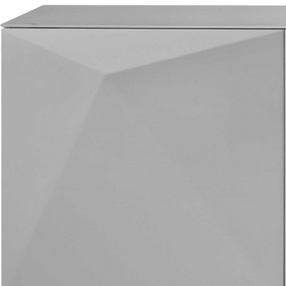 Grey Glass Buffet