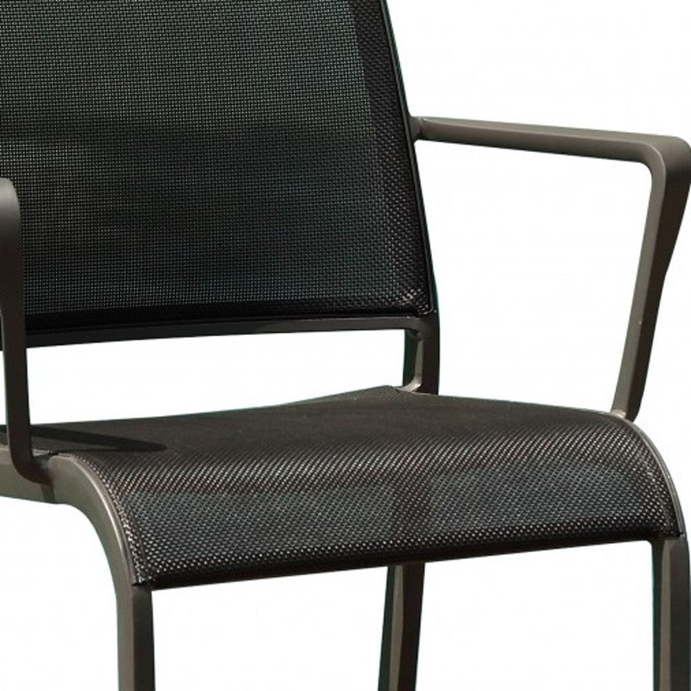 Gray Metal Dining Chairs - Set of 4