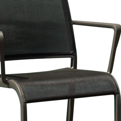 Gray Metal Dining Chairs - Set of 4