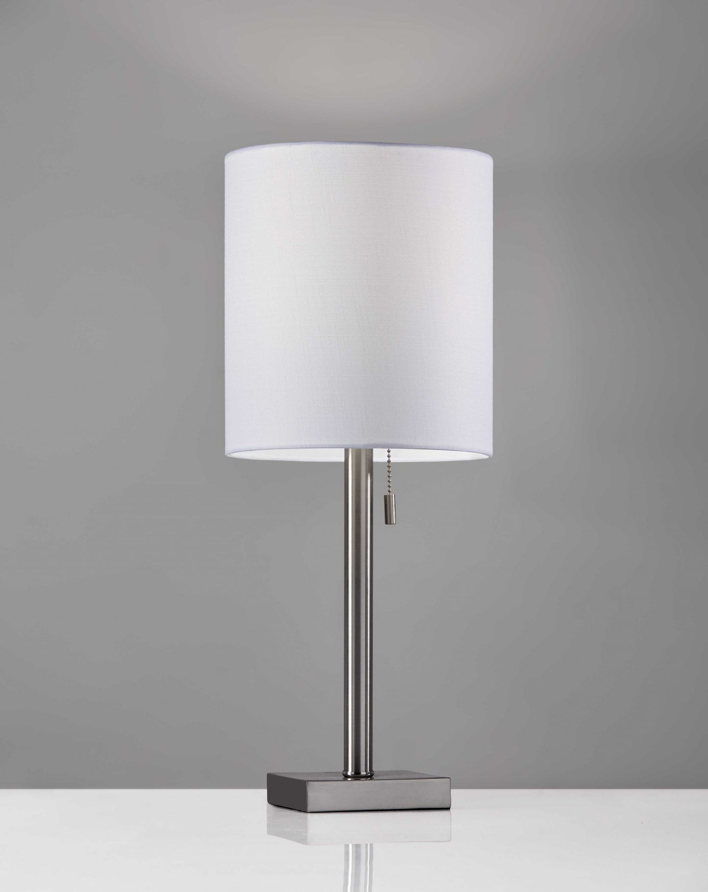 Brushed Steel Table Lamp