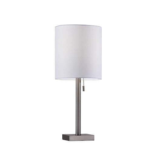 Brushed Steel Table Lamp