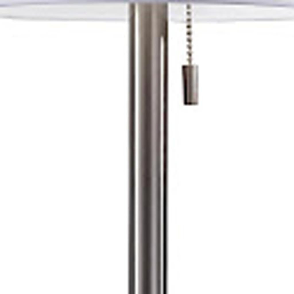 Brushed Steel Table Lamp