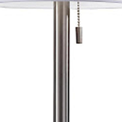 Brushed Steel Table Lamp
