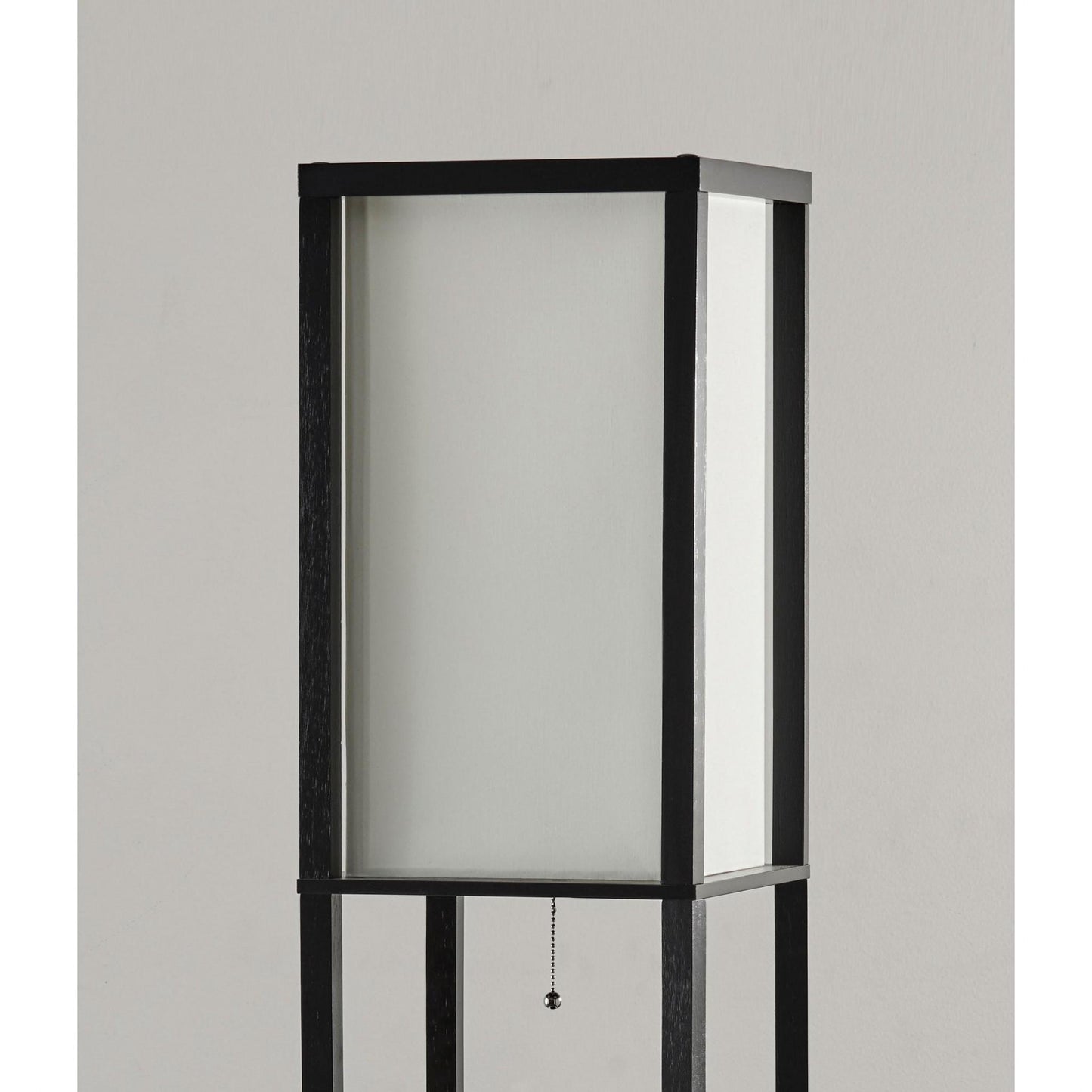 H Sleek Column Style Floor Lamp w/ Storage
