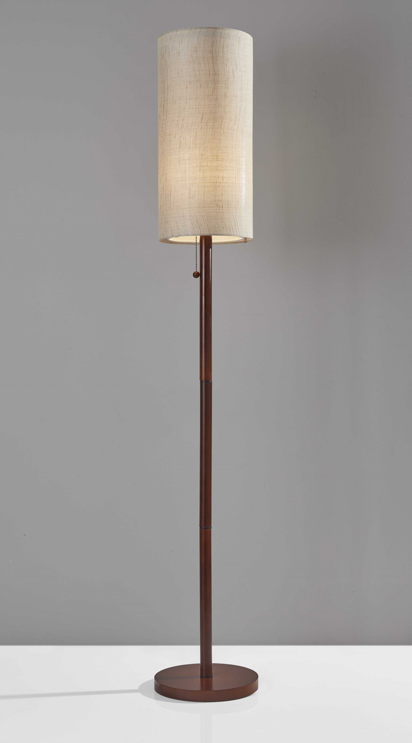 Solid Wood Floor Lamp w/ Shade