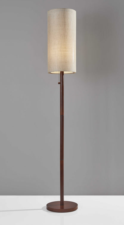 Solid Wood Floor Lamp w/ Shade