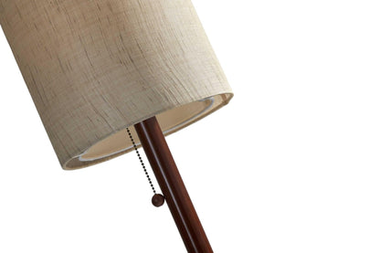 Solid Wood Floor Lamp w/ Shade