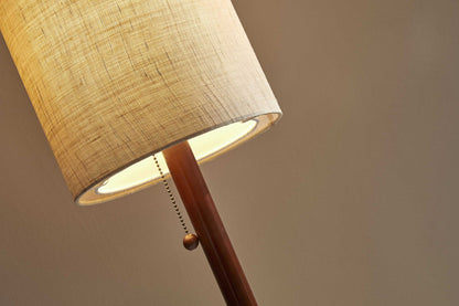 Solid Wood Floor Lamp w/ Shade