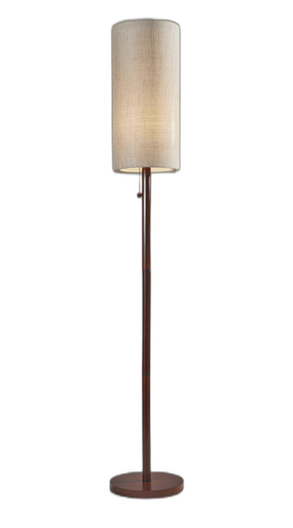 Solid Wood Floor Lamp w/ Shade