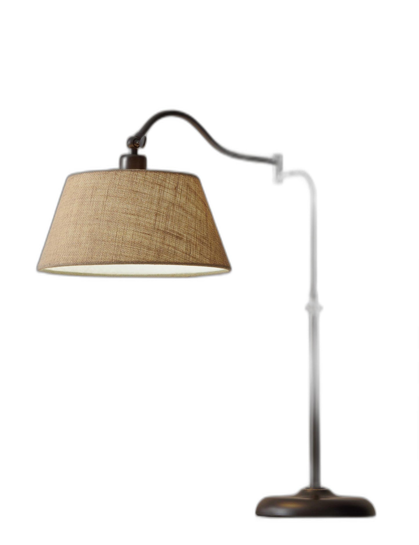 Dark Bronze Swing Arm Adjustable Table Lamp