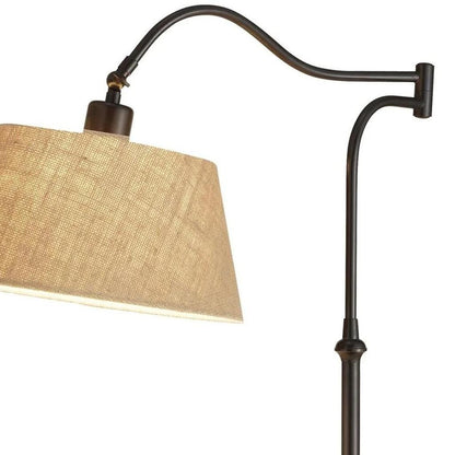 Dark Bronze Swing Arm Adjustable Table Lamp