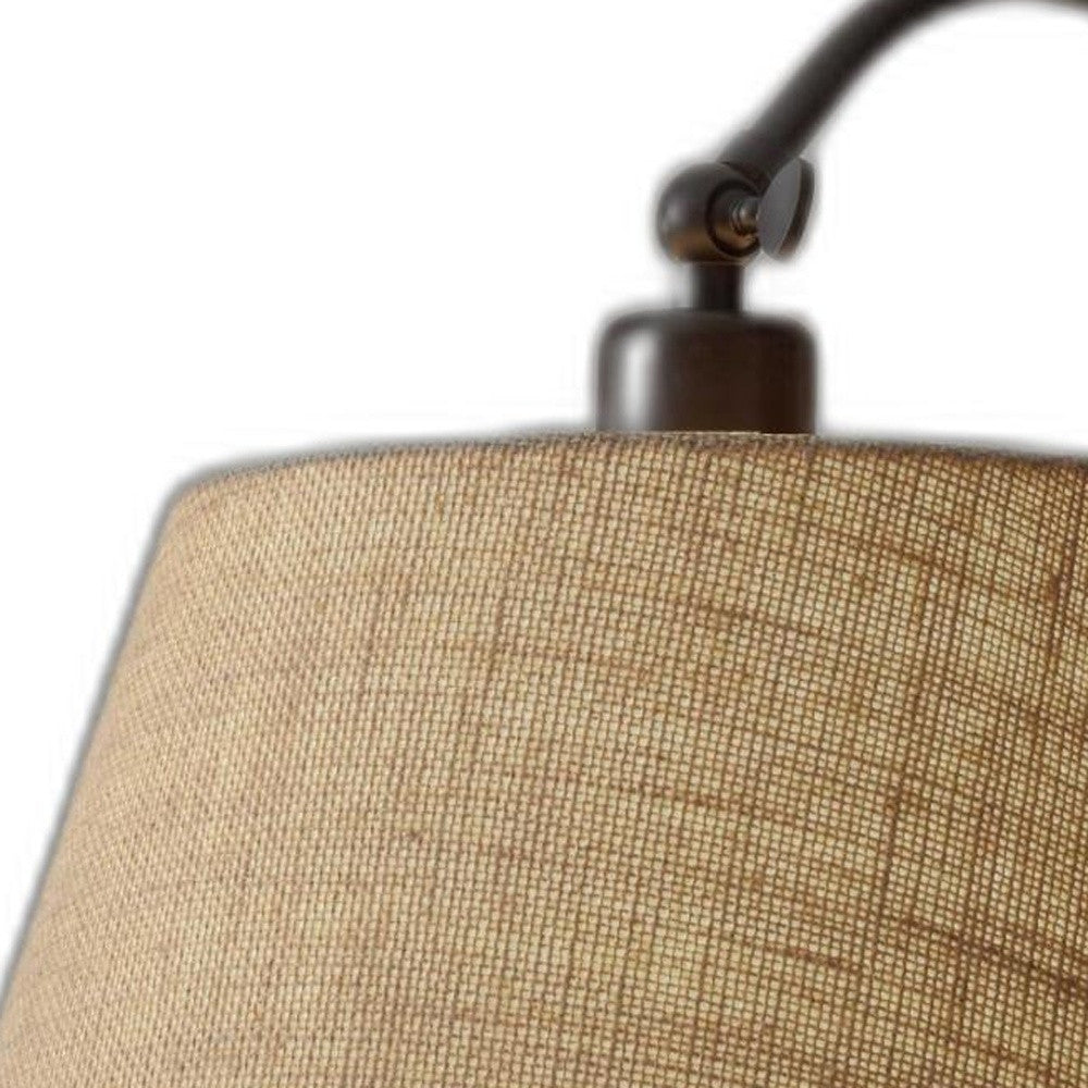 Dark Bronze Swing Arm Adjustable Table Lamp