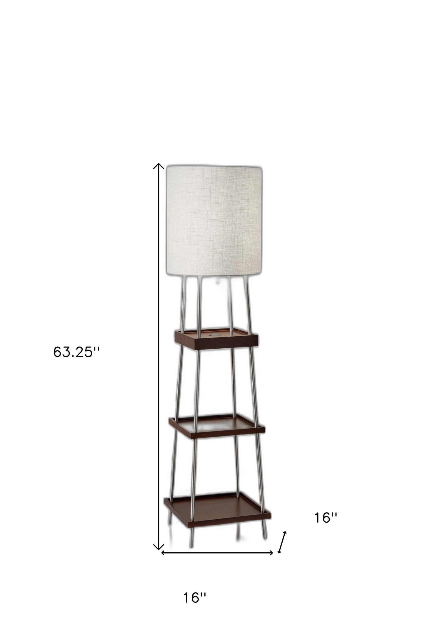 Column Floor Lamp w/ Shade