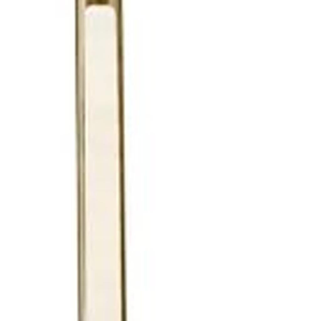 Minimalist Ambient Glow Floor Lamp w/ Dimmer In Antique Brass & Black Marble