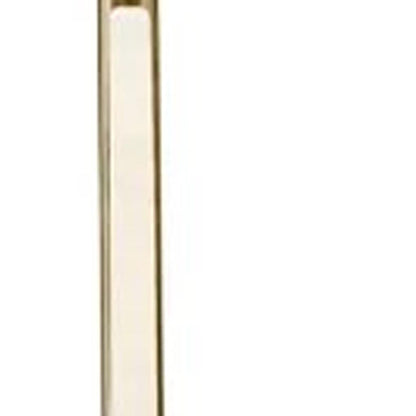 Minimalist Ambient Glow Floor Lamp w/ Dimmer In Antique Brass & Black Marble