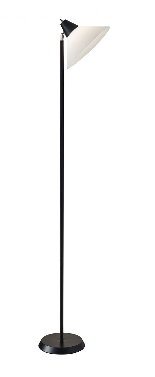 Elemental Black Torchiere w/ Shade
