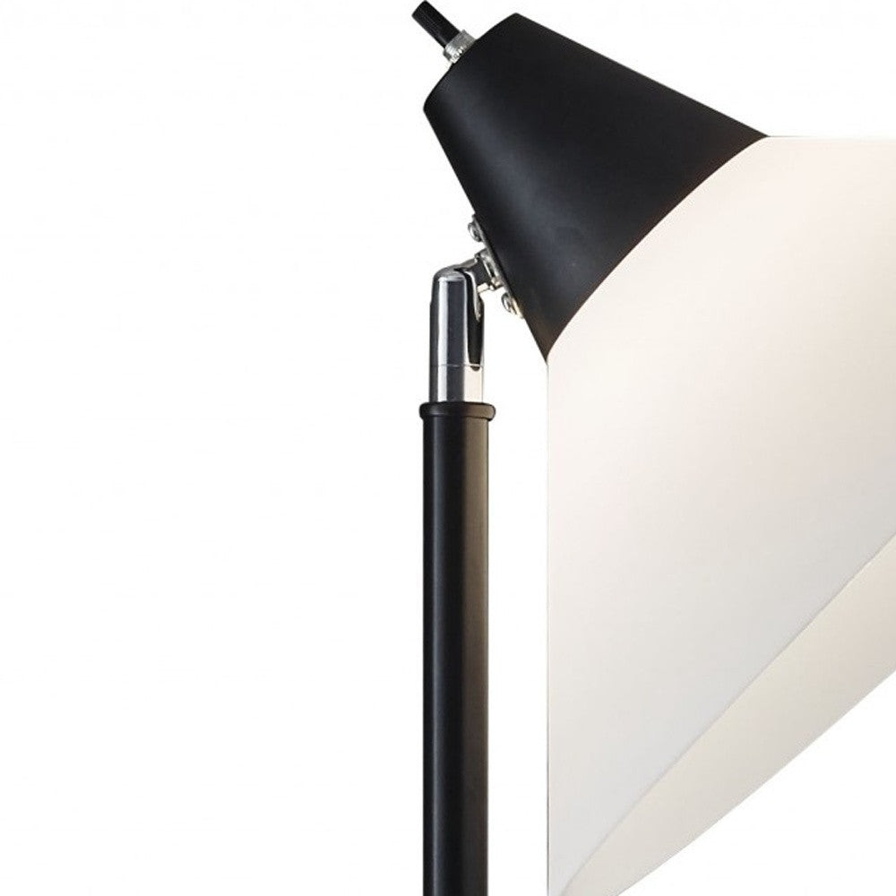 Elemental Black Torchiere w/ Shade
