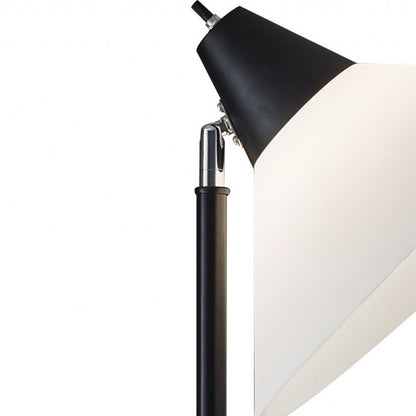 Elemental Black Torchiere w/ Shade
