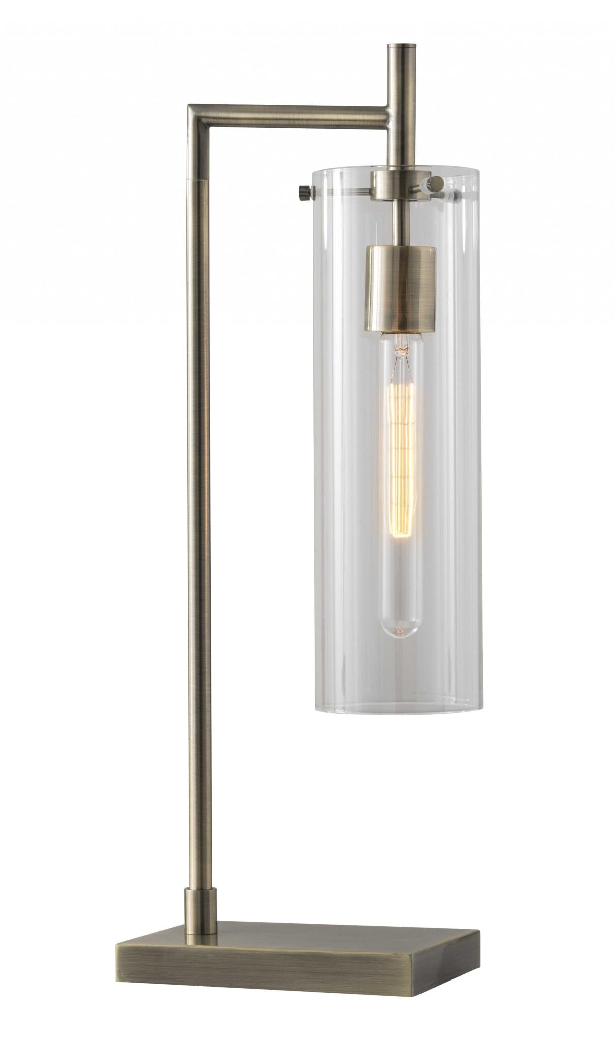 Brass w/ Clear Shade