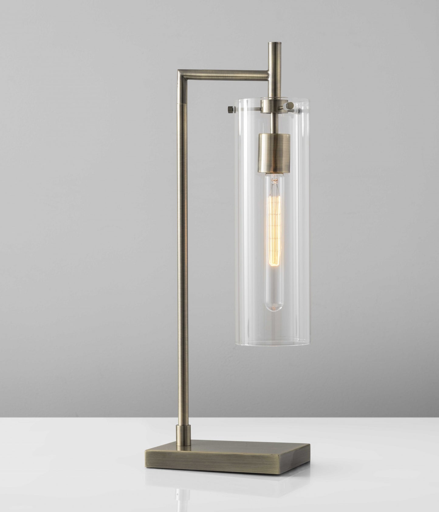 Brass w/ Clear Shade