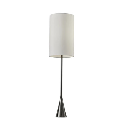 Black Nickel Finish Tall Shade Table Lamp