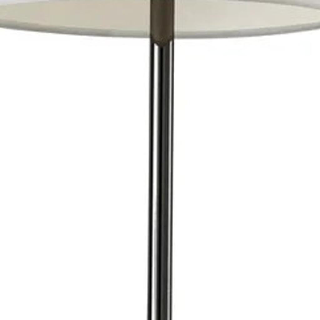 Black Nickel Finish Tall Shade Table Lamp