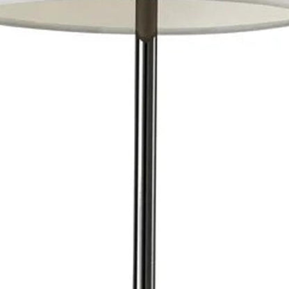 Black Nickel Finish Tall Shade Table Lamp