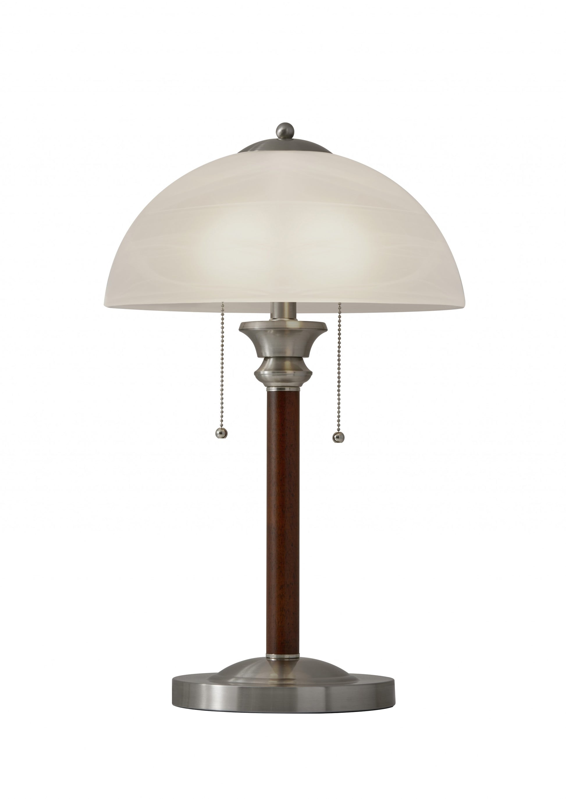 Silver Standard Table Lamp w/ Shade