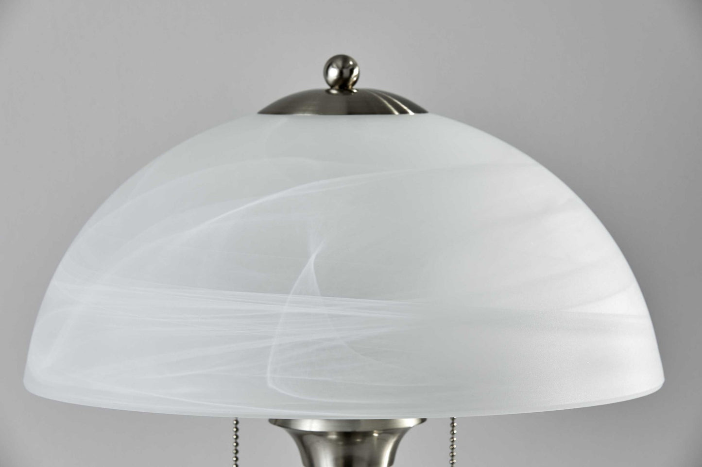 Silver Standard Table Lamp w/ Shade