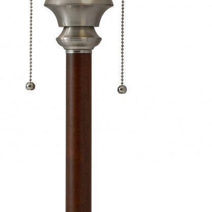 Silver Standard Table Lamp w/ Shade