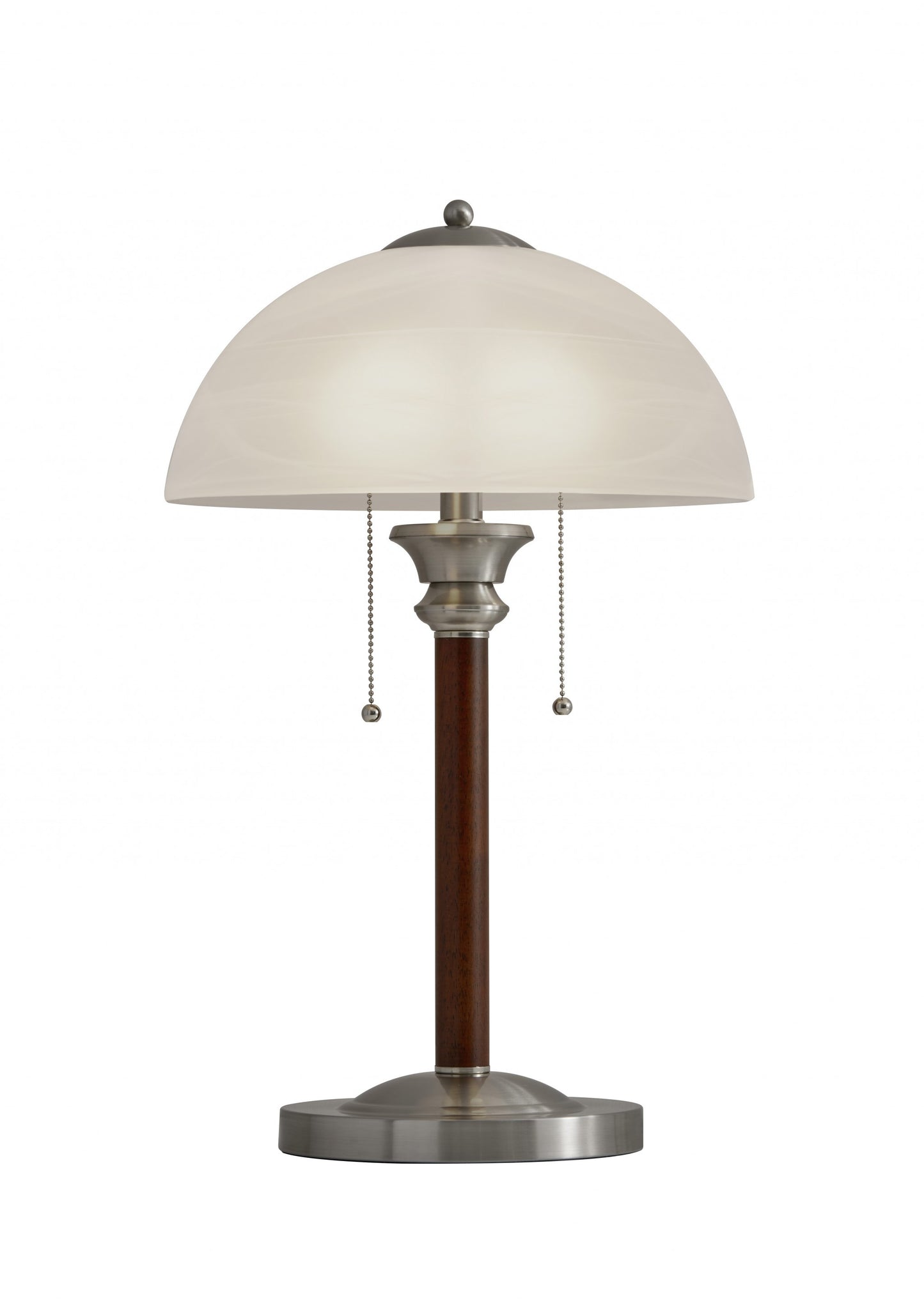 Silver Standard Table Lamp w/ Shade