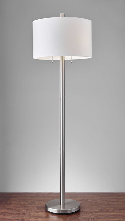 Two Light Floor Lamp w/ Shade
