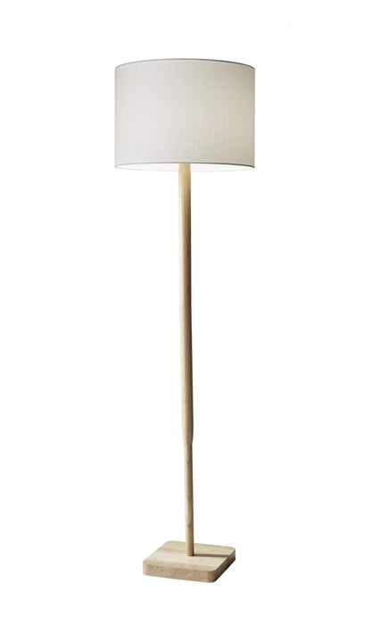 Solid Wood Floor Lamp w/ Shade