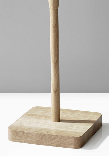 Solid Wood Floor Lamp w/ Shade