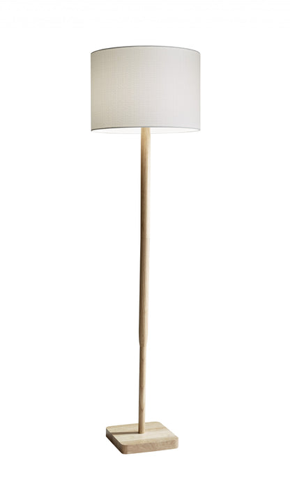 Solid Wood Floor Lamp w/ Shade