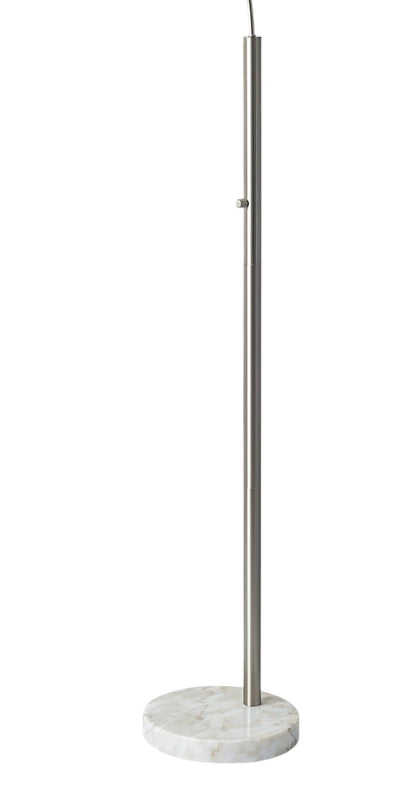 Reading Nook Floor Lamp w/ Adjustable Grey Shade