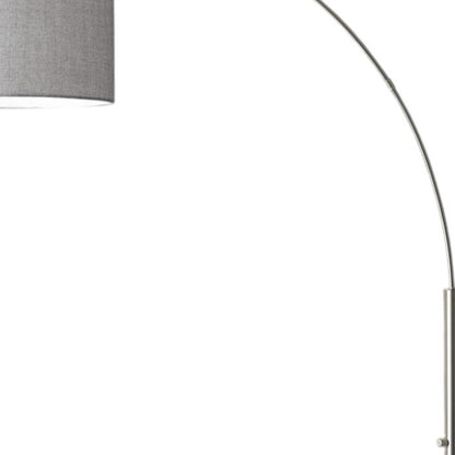 Reading Nook Floor Lamp w/ Adjustable Grey Shade