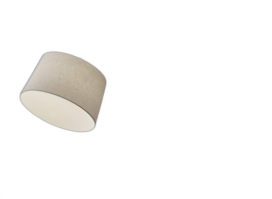 Steel Arc Floor Lamp w/ White Shade