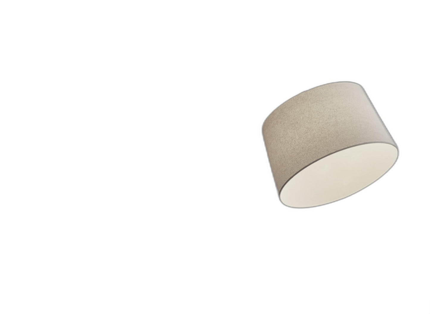 Steel Arc Floor Lamp w/ White Shade