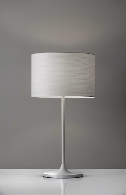 White On White Table Lamp