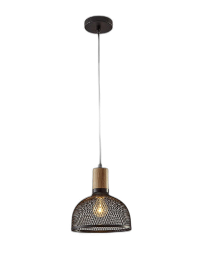 Caged Black Small Ceiling Pendant