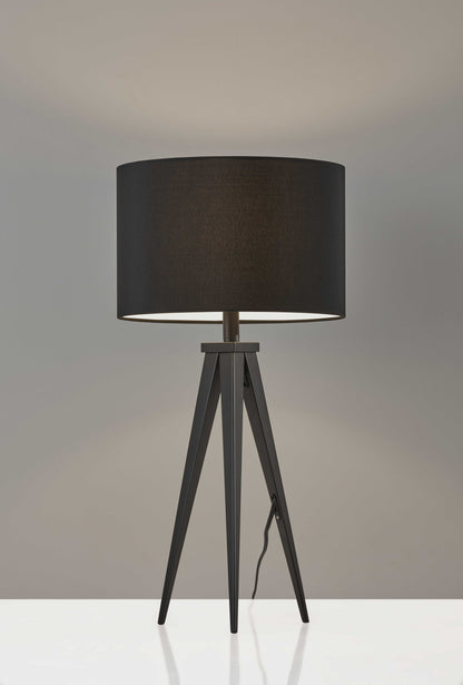 Treble Black Table Lamp